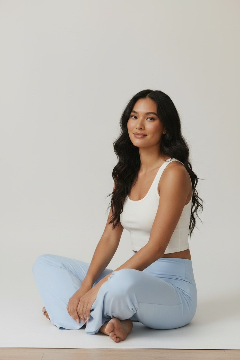 Wide Leg Alessia - Baby Blue