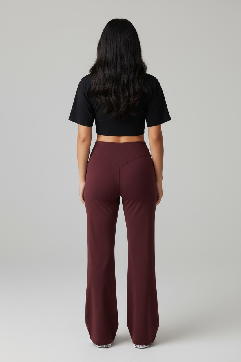 Wide Leg Alessia - Borgoña