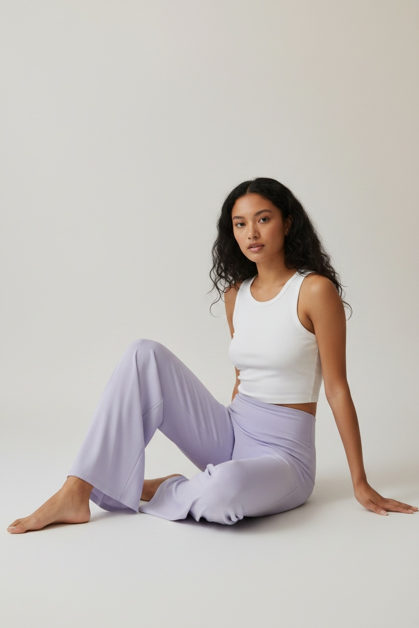 Wide Leg Alessia - Lilac