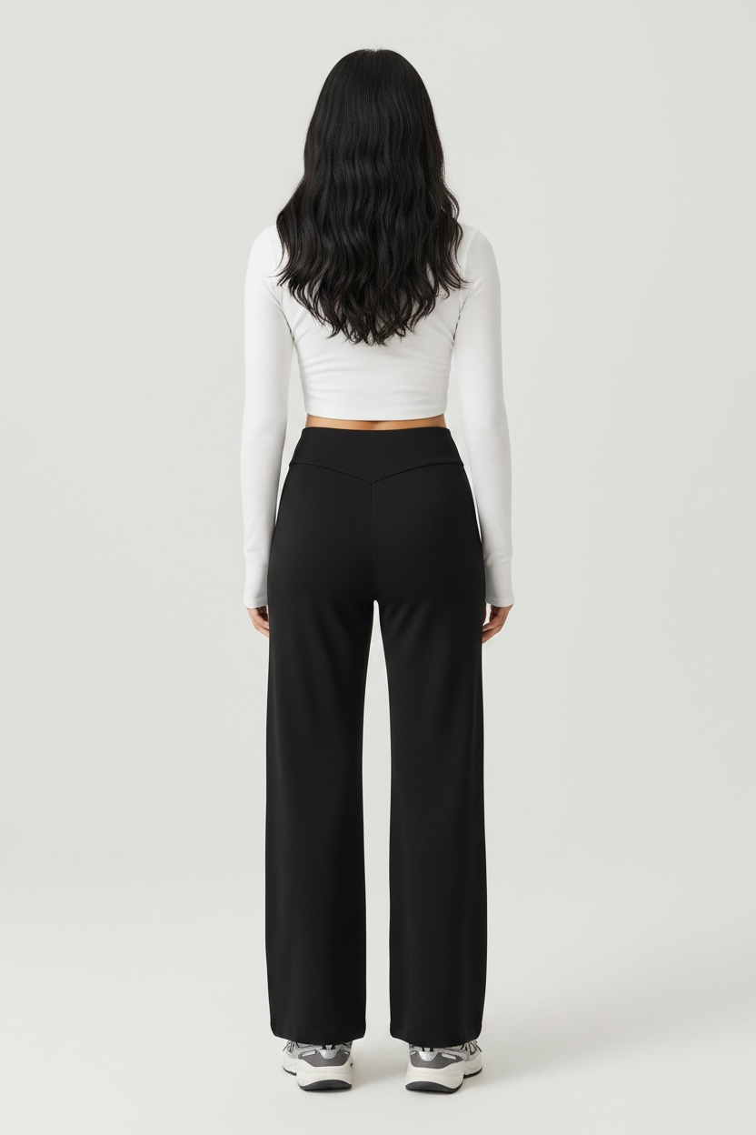Wide Leg Alessia - Negro Onyx