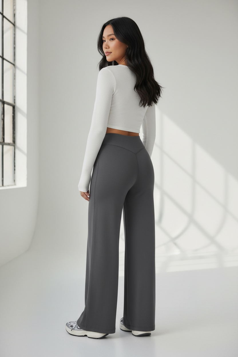 Wide Leg Alessia - Gris Oxford