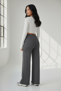 Wide Leg Alessia - Gris Oxford