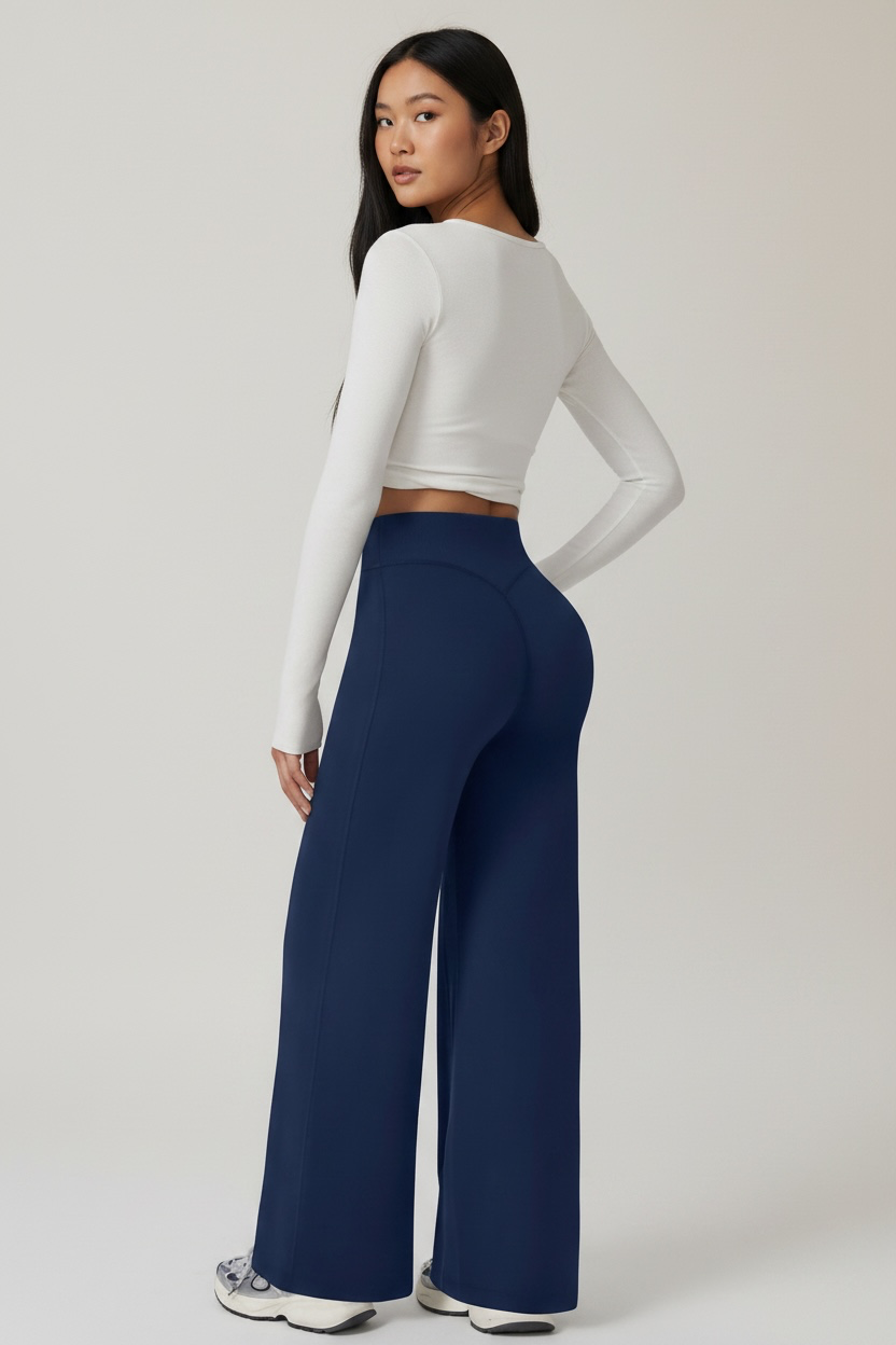 Wide Leg Alessia - Navy Blue